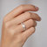 Prsteň s diamantmi a smaragdom Curvy Wish3