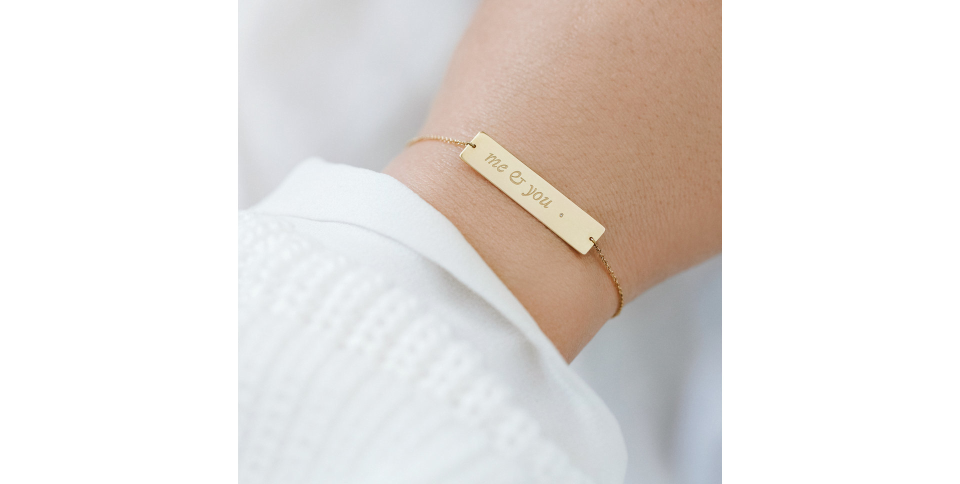 Náramok s diamantom Me and You