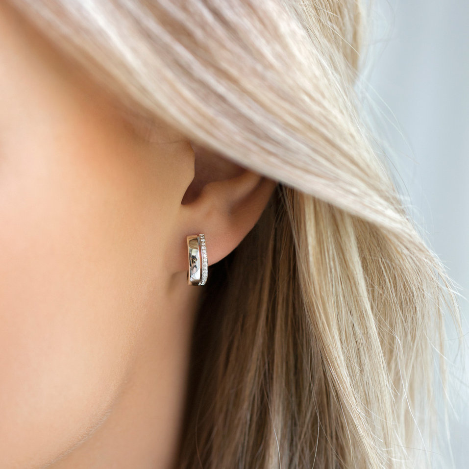 Náušnice s diamantmi Moonlight Spirit