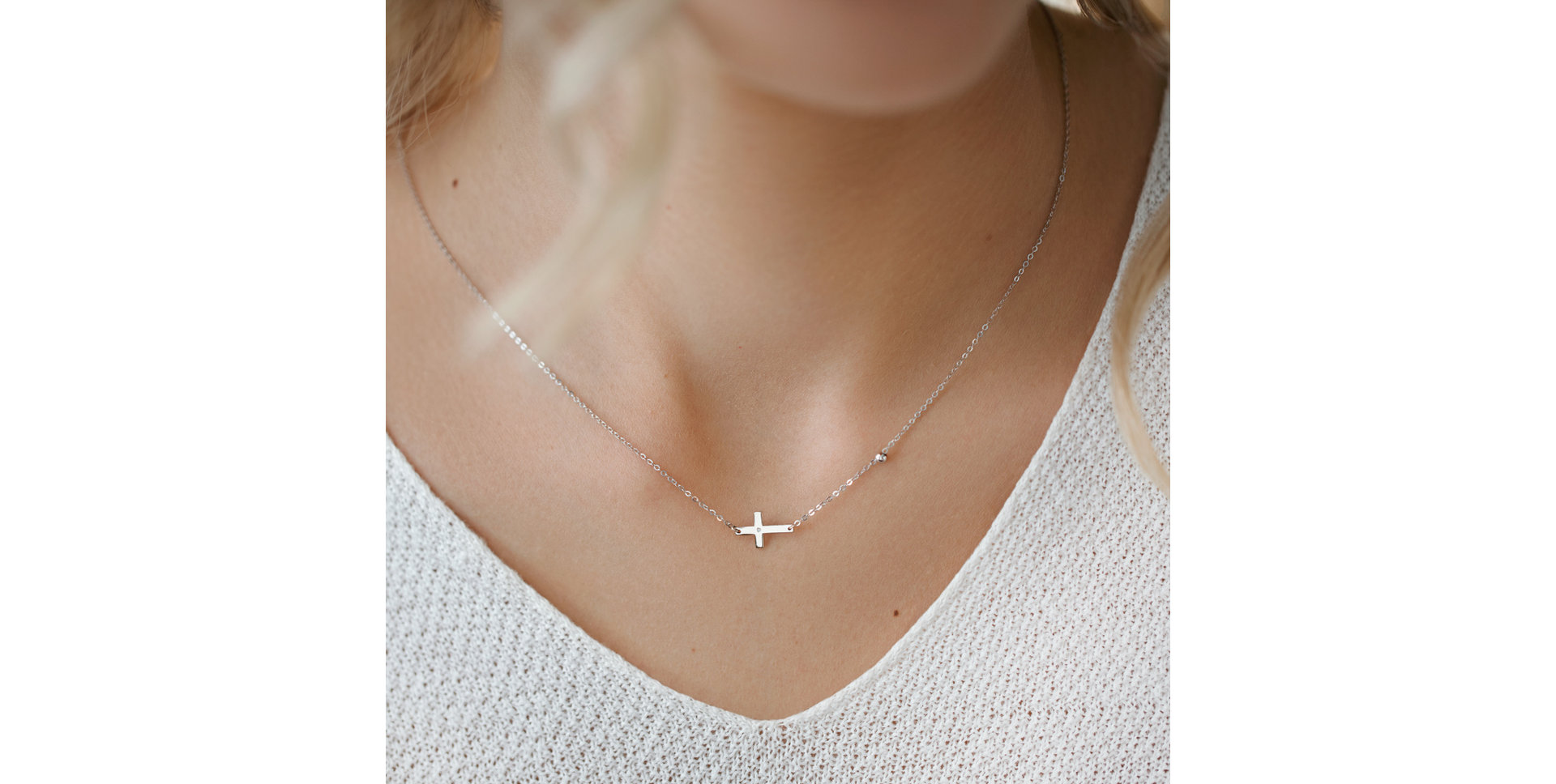 Náhrdelník s diamantom Faith Diamond