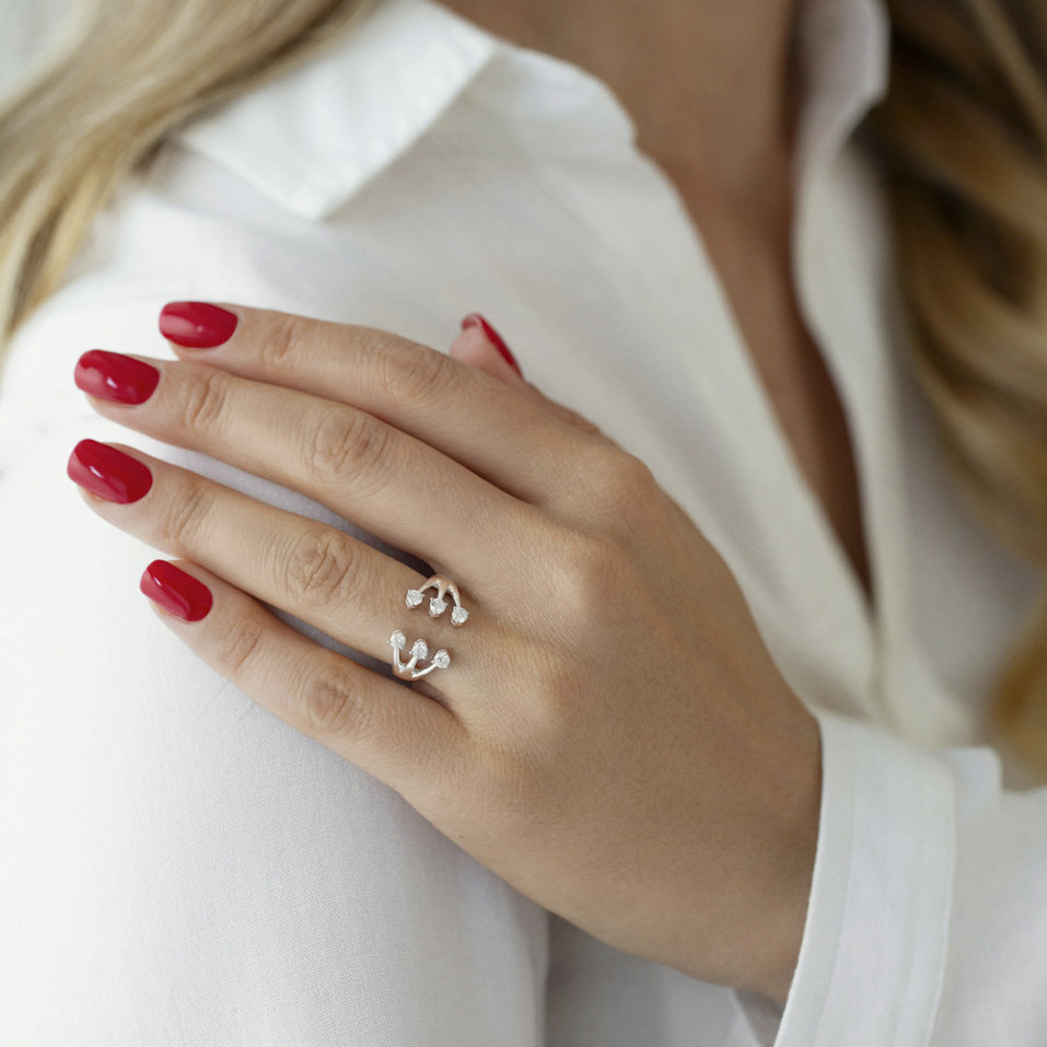 Prsteň s diamantmi Tangu