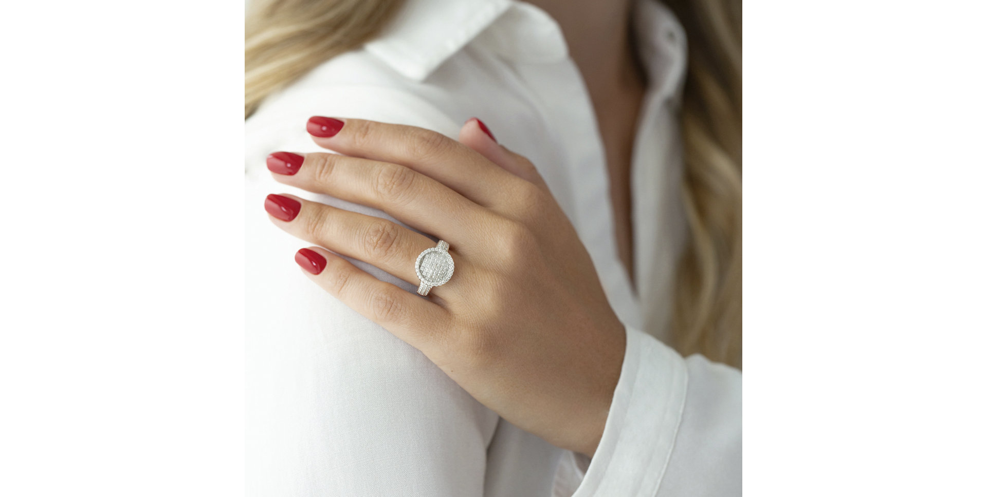 Prsteň s diamantmi Marcellin