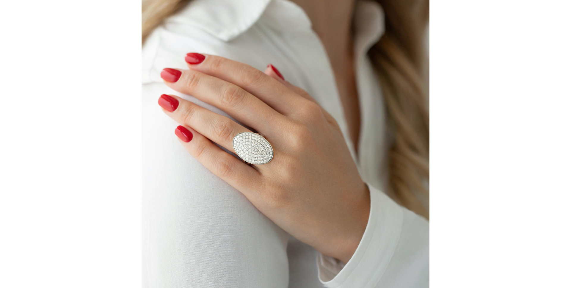 Prsteň s diamantmi Starry Night