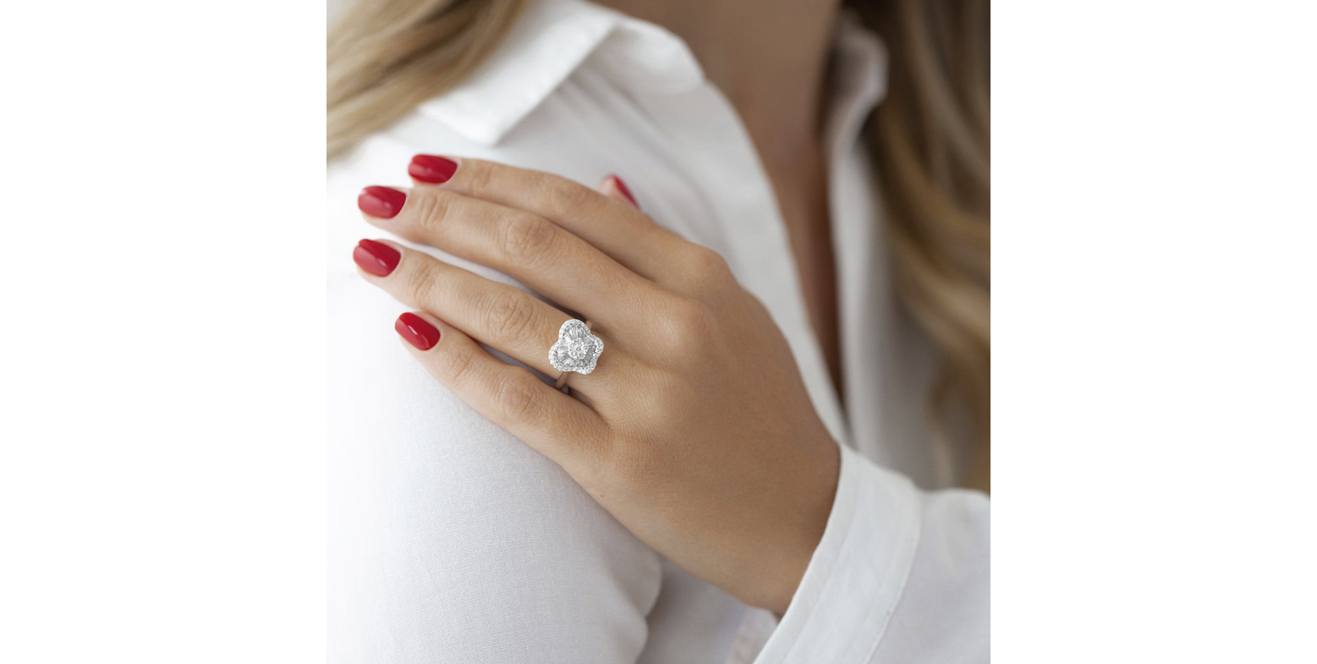 Prsteň s diamantmi Dracia