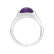 Prsteň s ametystom brazil Bonbon4