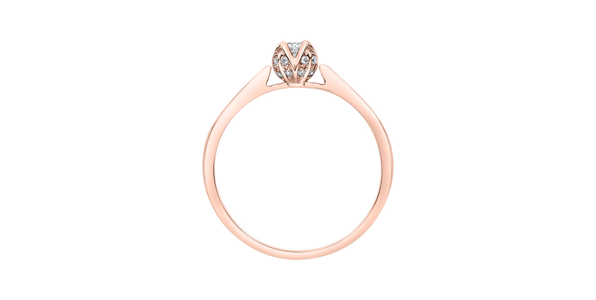 Prsteň s diamantmi Royal Star