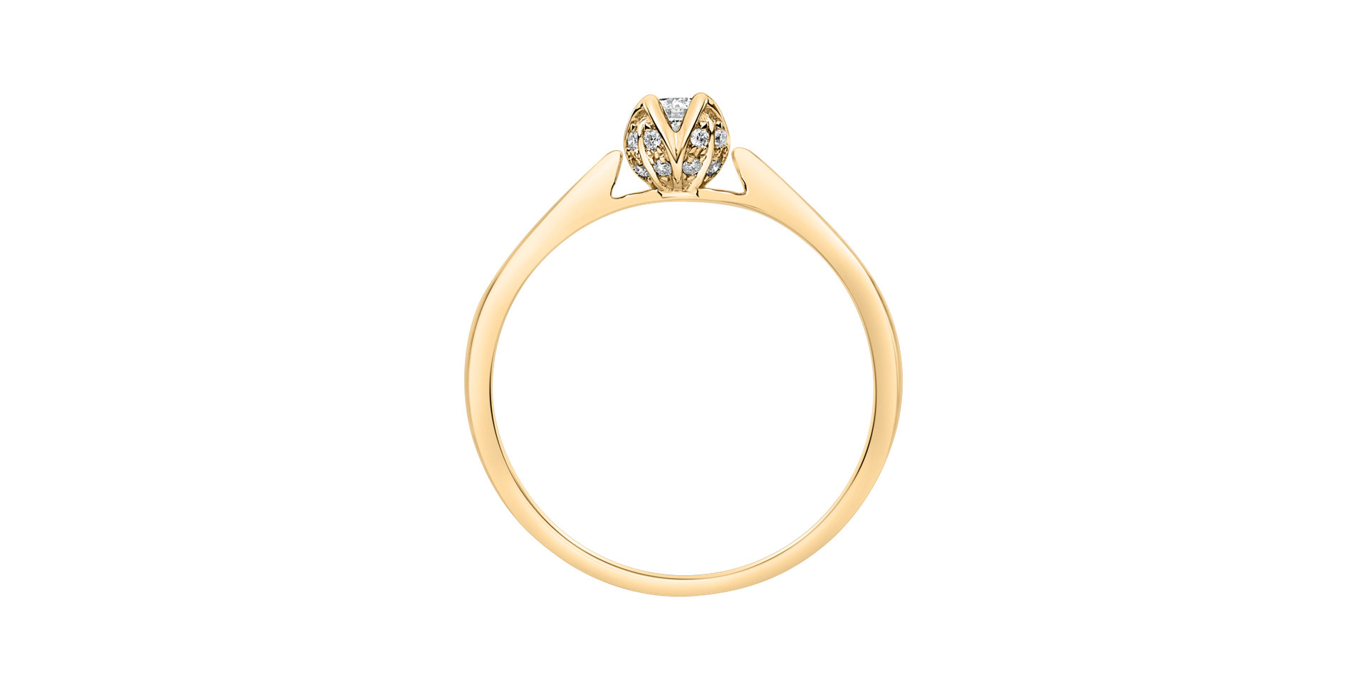 Prsteň s diamantmi Royal Star