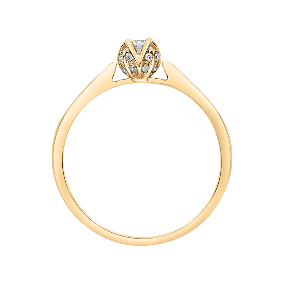 Prsteň s diamantmi Royal Star