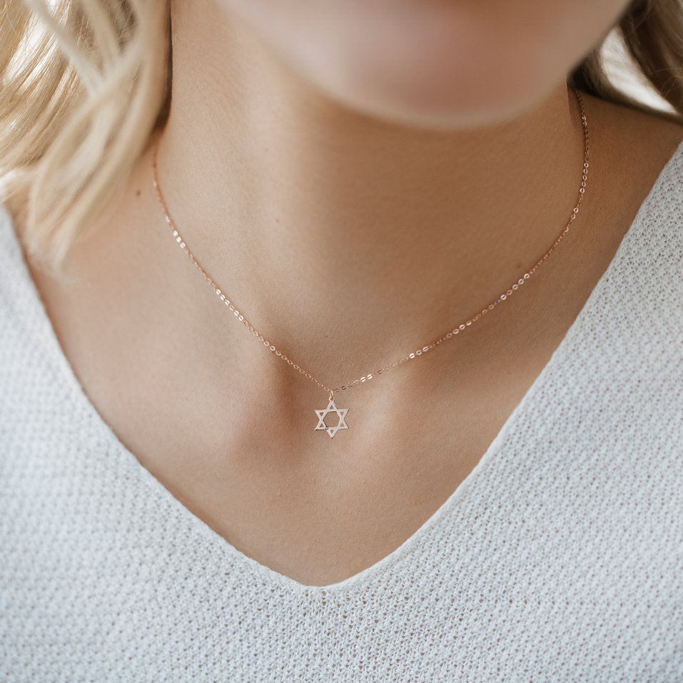 Náhrdelník s diamantom Symbol Star