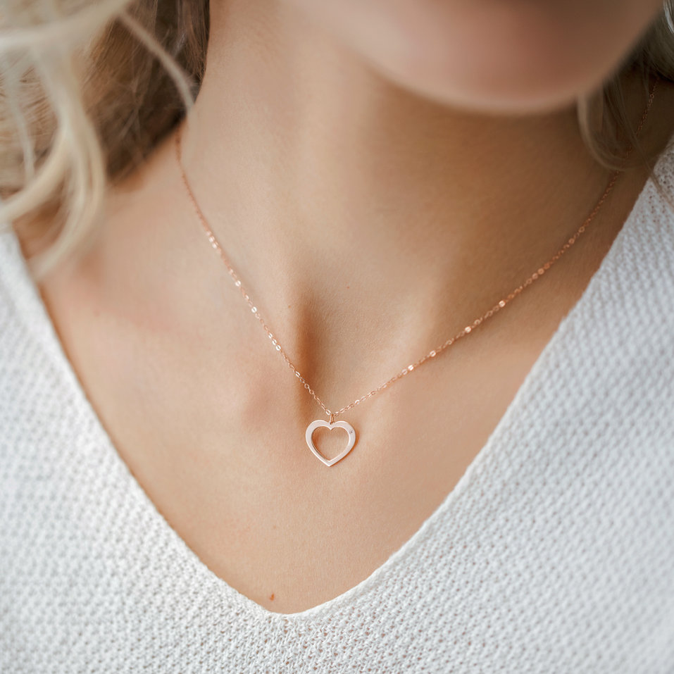 Náhrdelník s diamantom One Heart