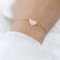 Náramok s diamantom Heart Love4