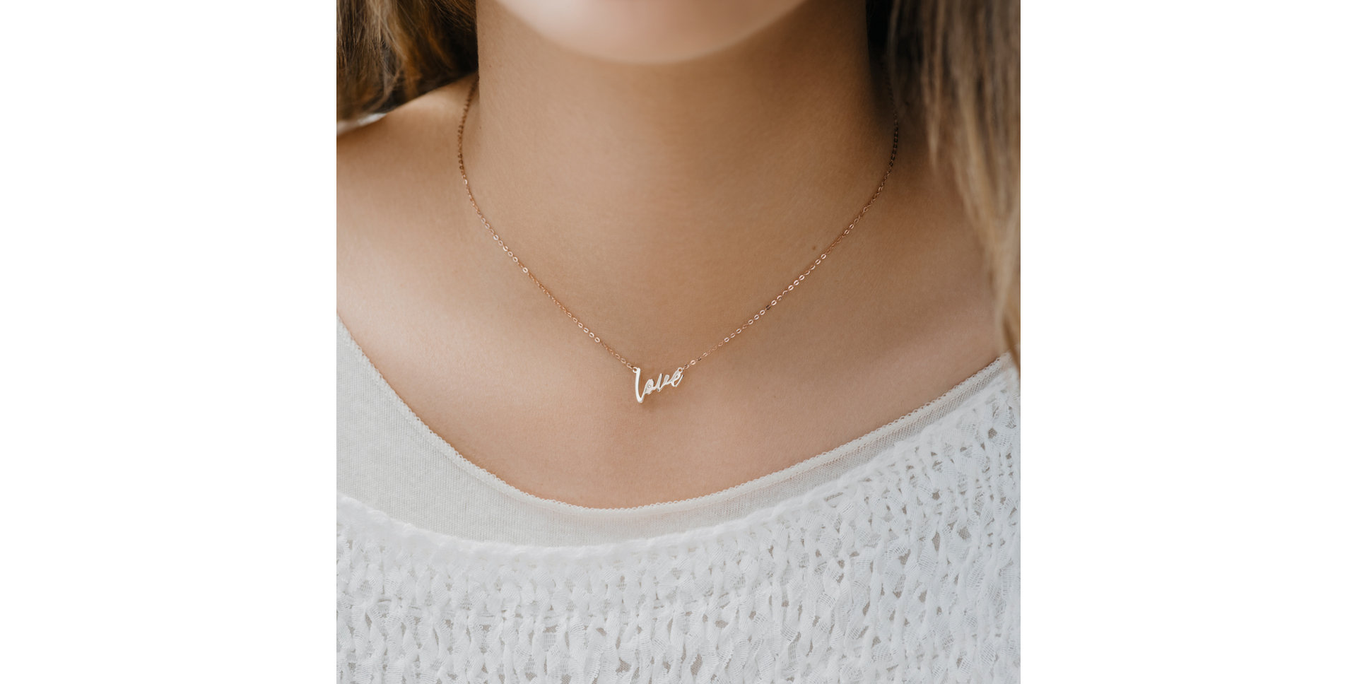 Náhrdelník s diamantom Love Maker