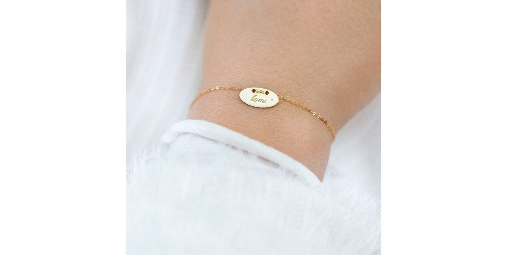 Náramok s diamantom Stamp