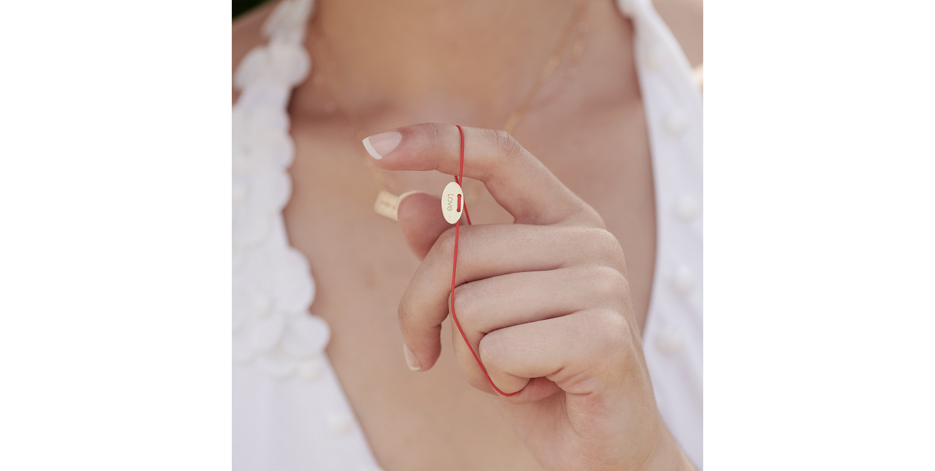 Diamantový náramok so šnúrkou Stamp