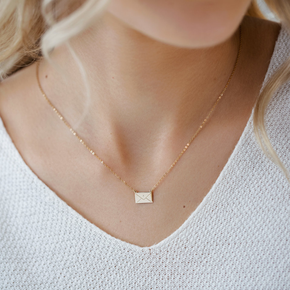 Náhrdelník s diamantom Old Love