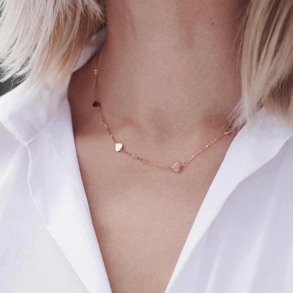 Náhrdelník s diamantom Little Heart