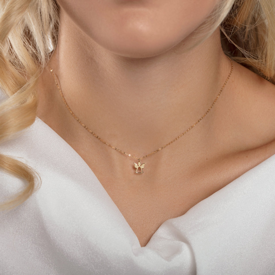 Náhrdelník s diamantom My Angel