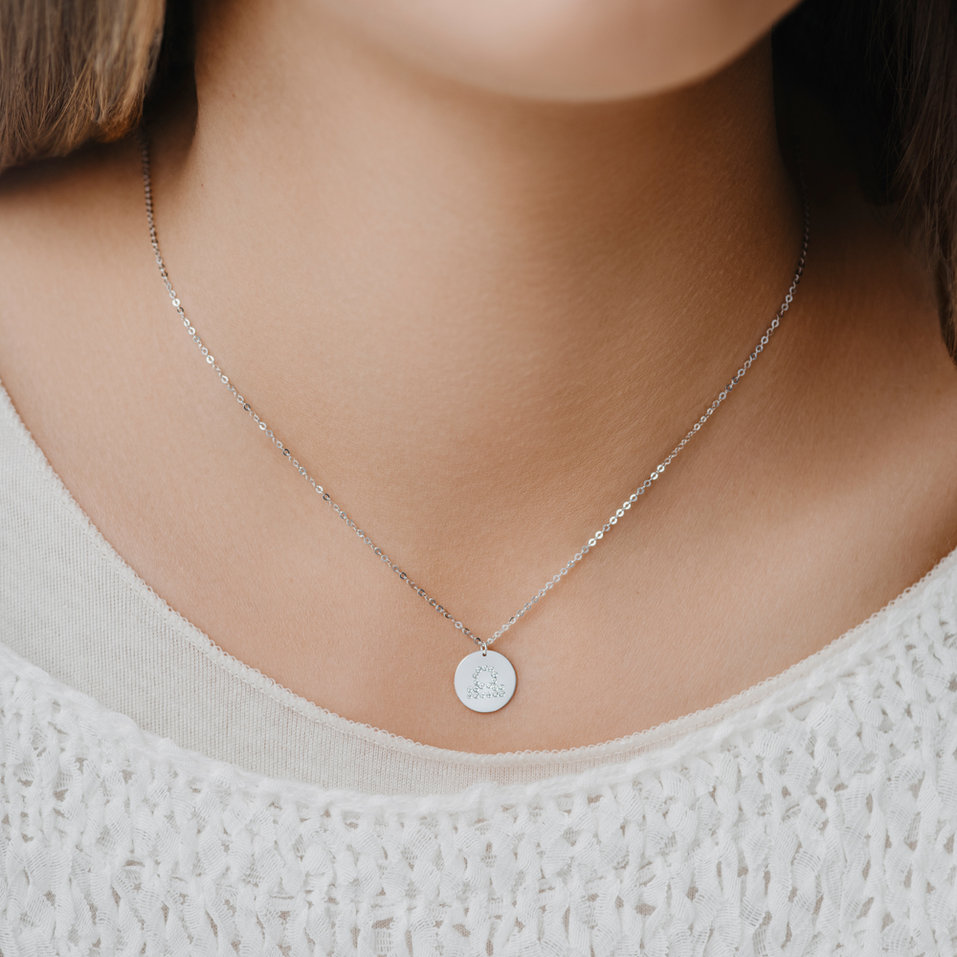 Náhrdelník s diamantmi Aries