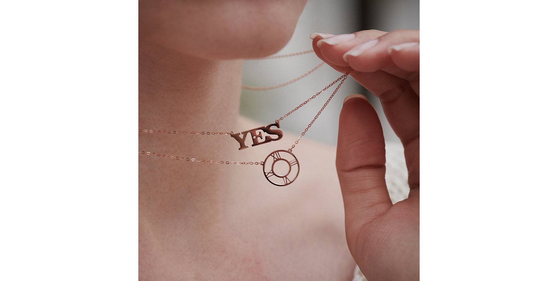 Náhrdelník s diamantom Special Time