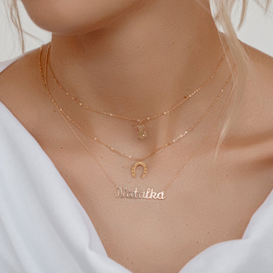 Náhrdelník s diamantom Girl