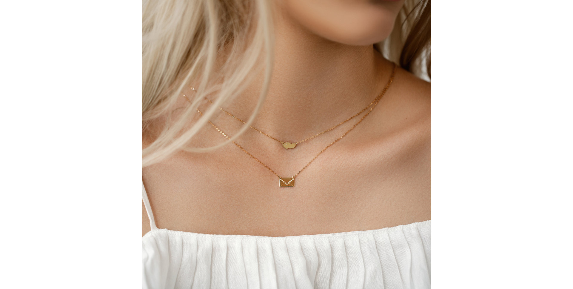 Náhrdelník s diamantom My Home