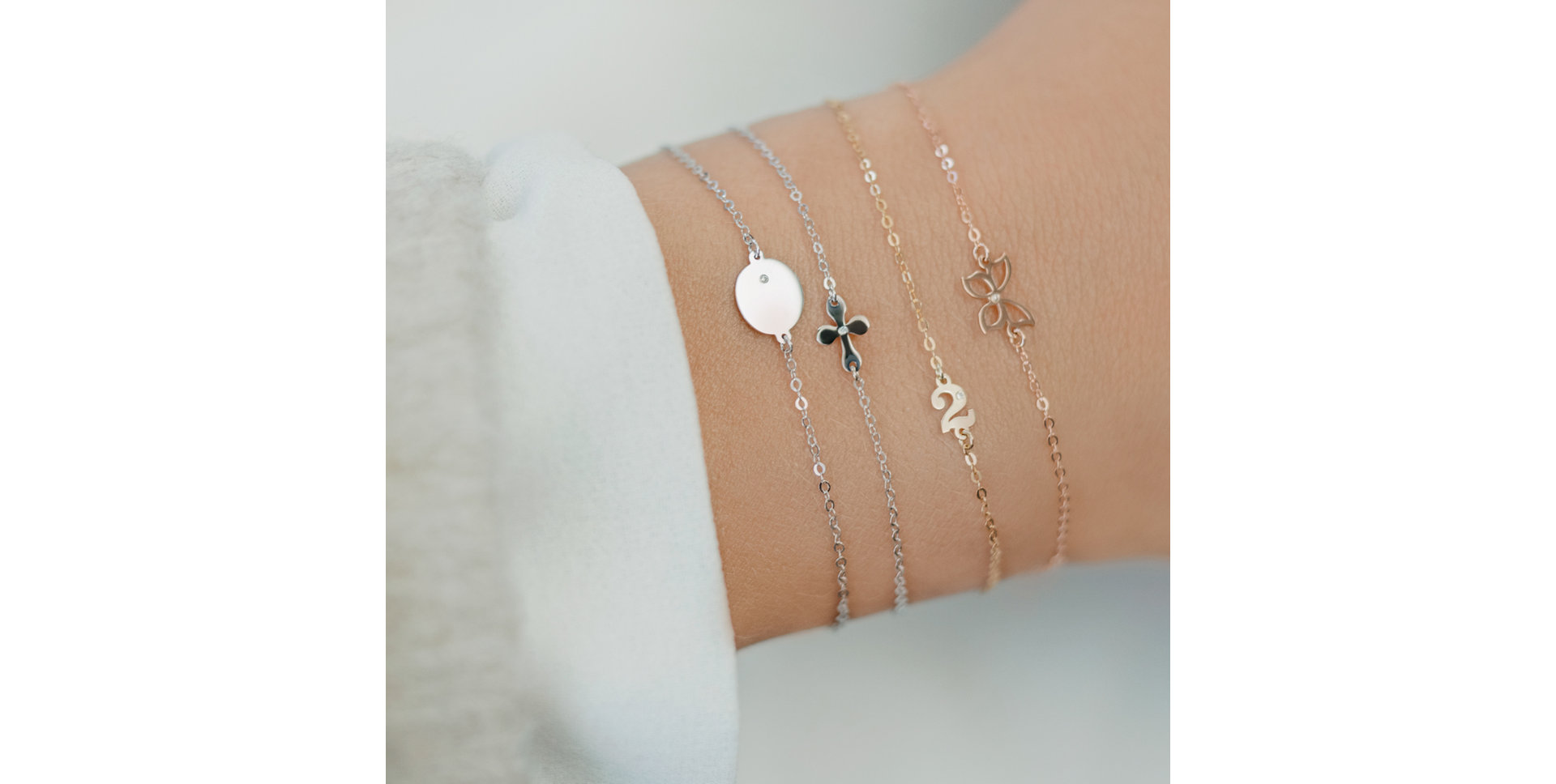 Náramok s diamantom Lucky Six