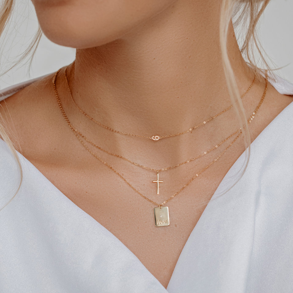 Náhrdelník s diamantom Lucky Seven