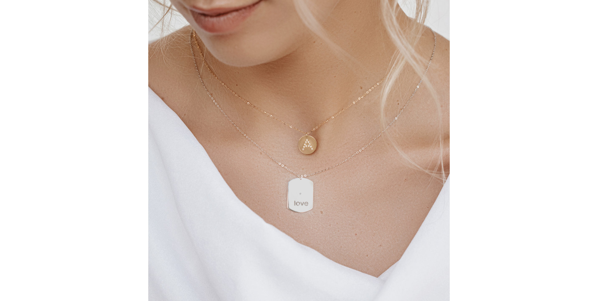 Náhrdelník s diamantmi Diamond Coins A