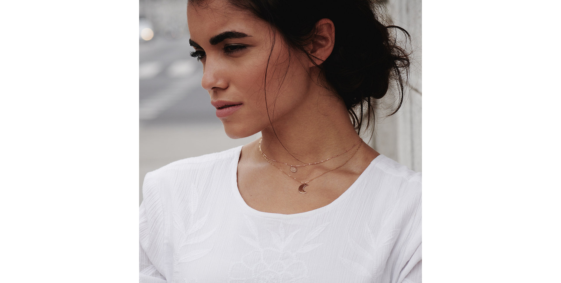 Náhrdelník s diamantom Little Coins J