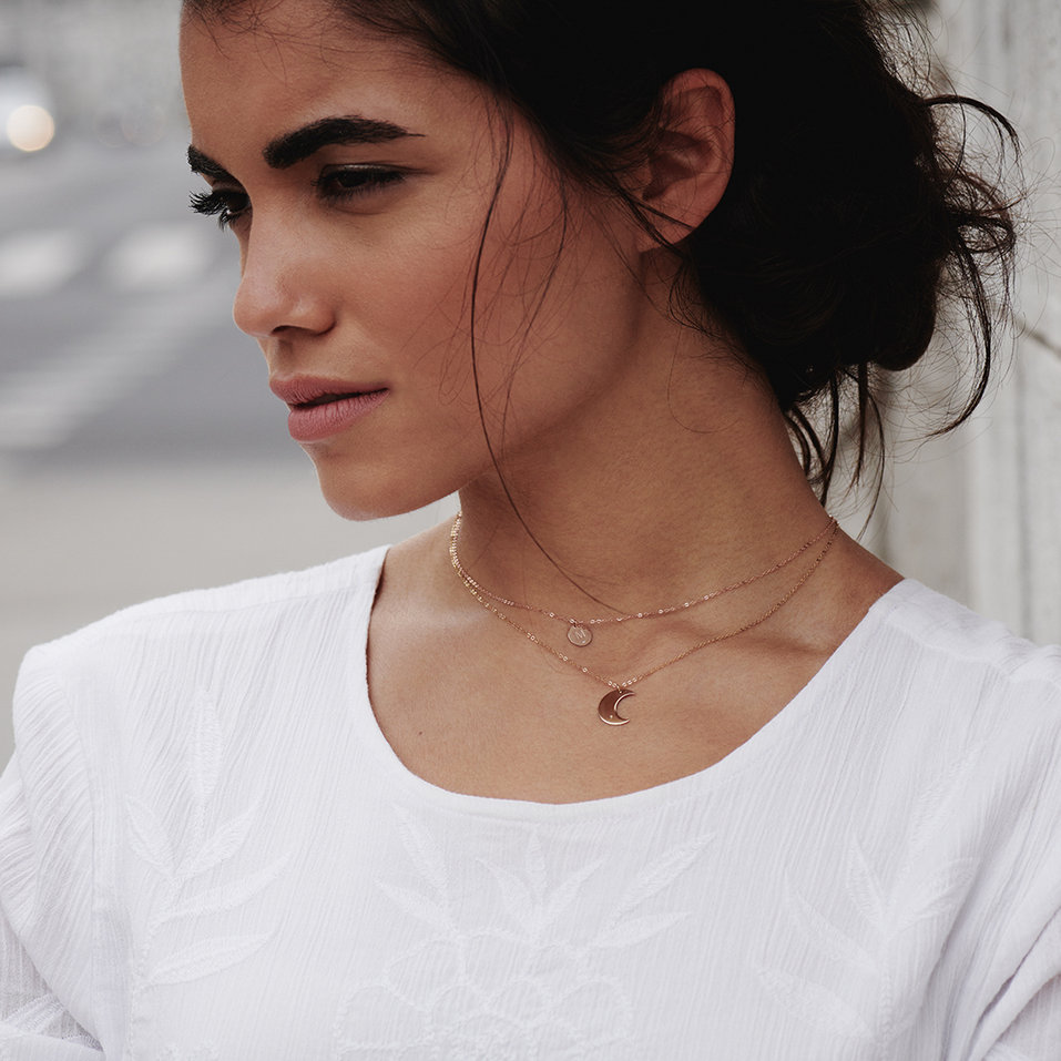 Náhrdelník s diamantom Little Coins M