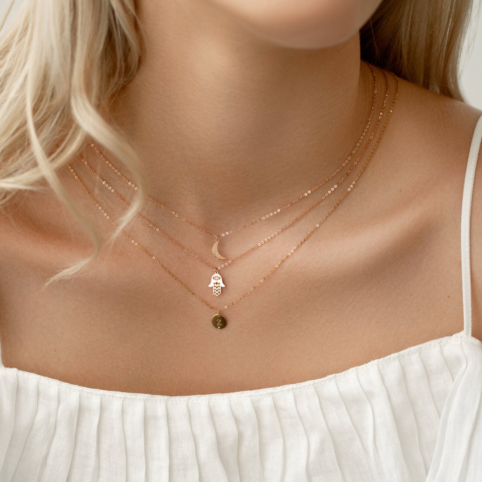 Náhrdelník s diamantom Little Coins Z