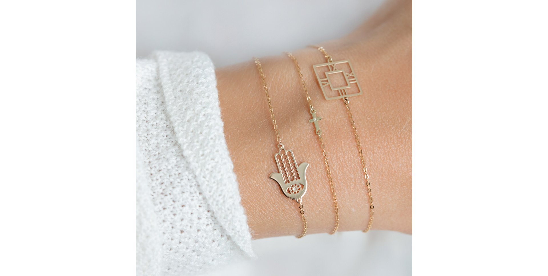 Náramok s diamantom Golden Hour