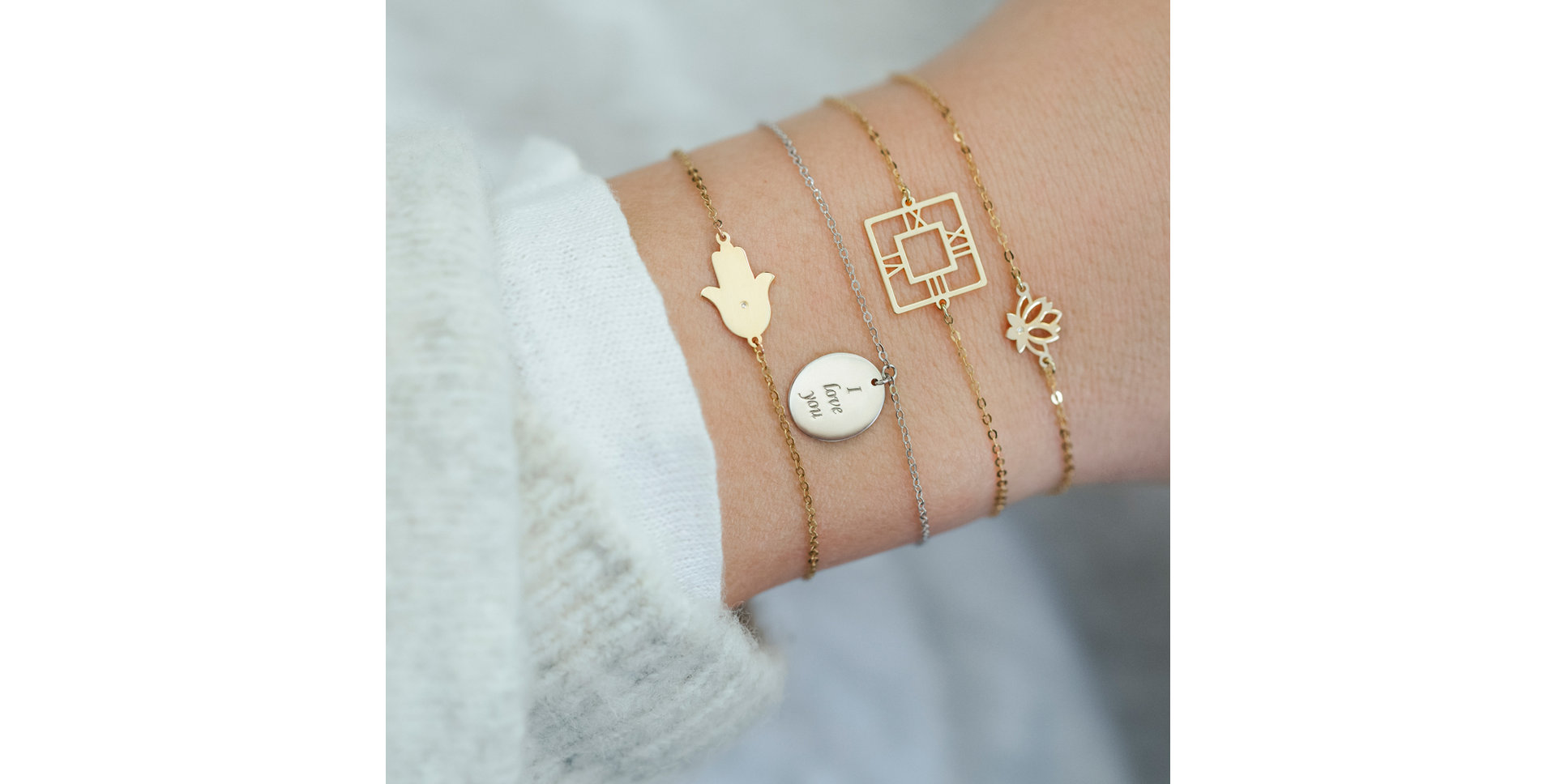 Náramok s diamantom Golden Hour