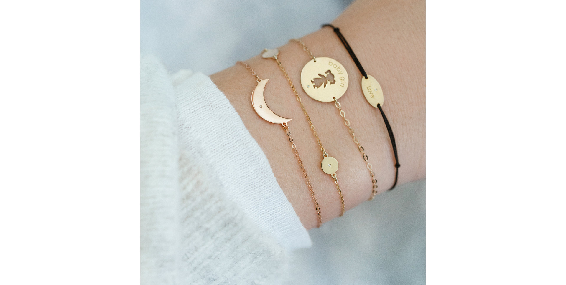 Náramok s diamantom Diamond Dot