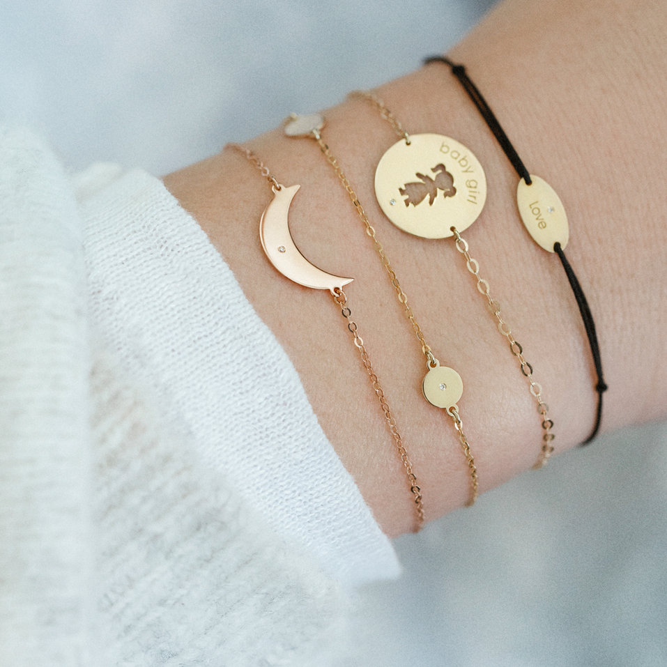 Náramok s diamantom Diamond Dot