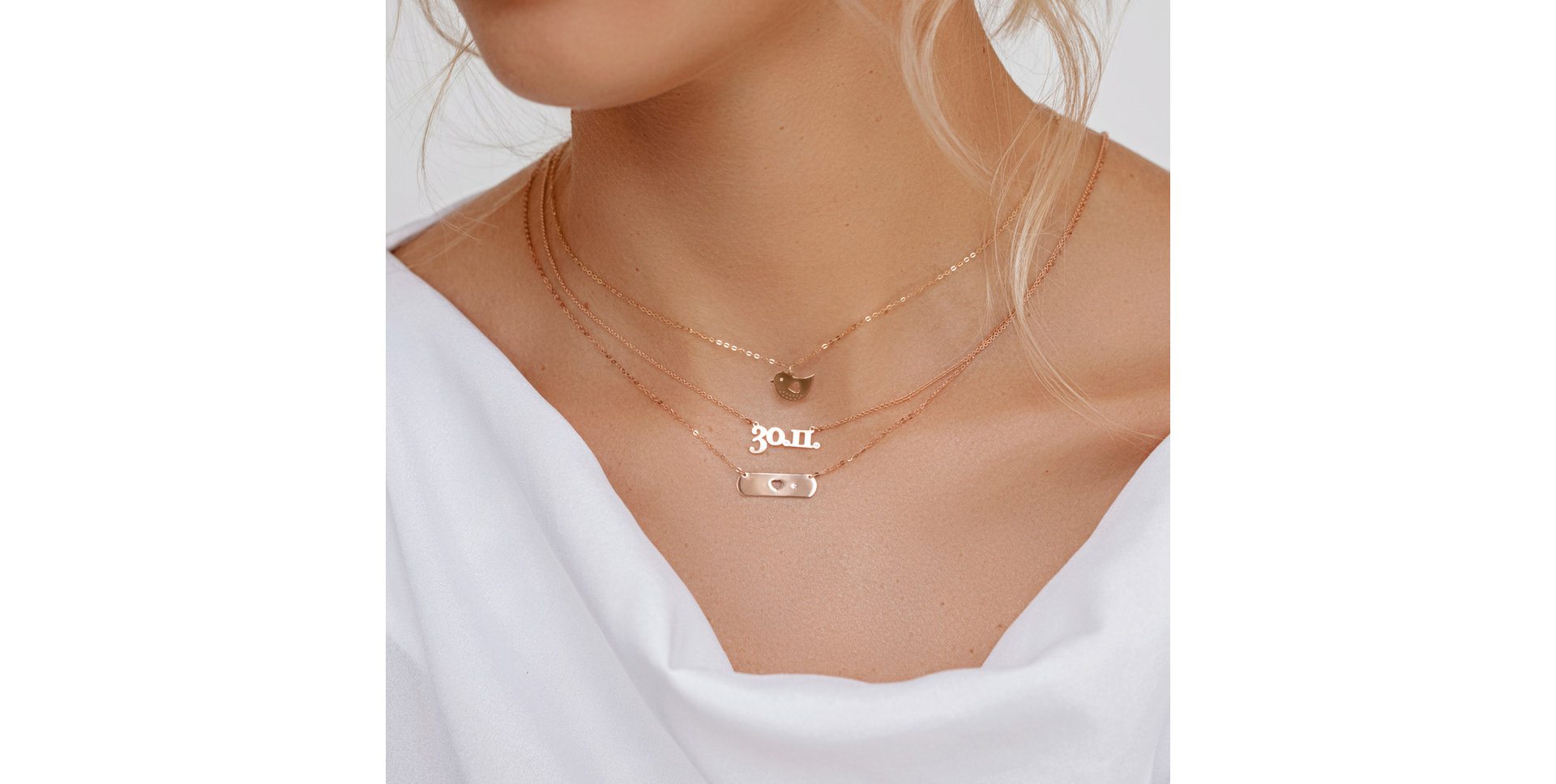 Náhrdelník s diamantom Love Bird