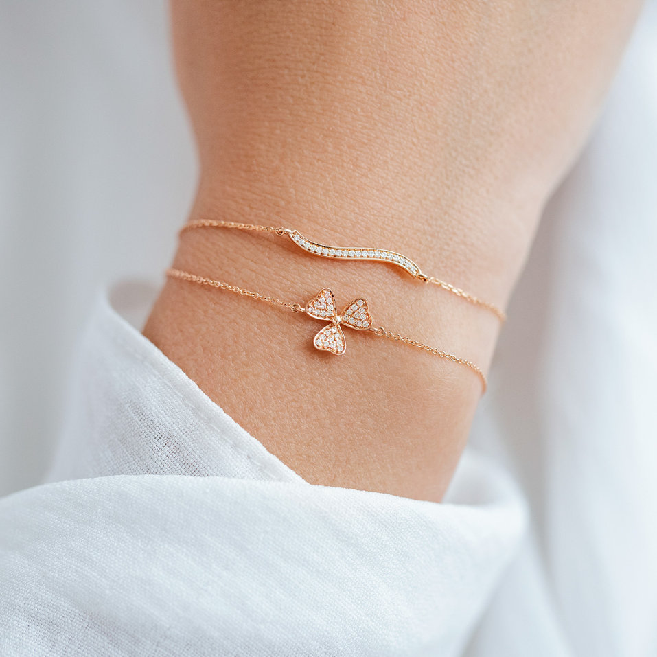 Náramok s diamantmi Petal