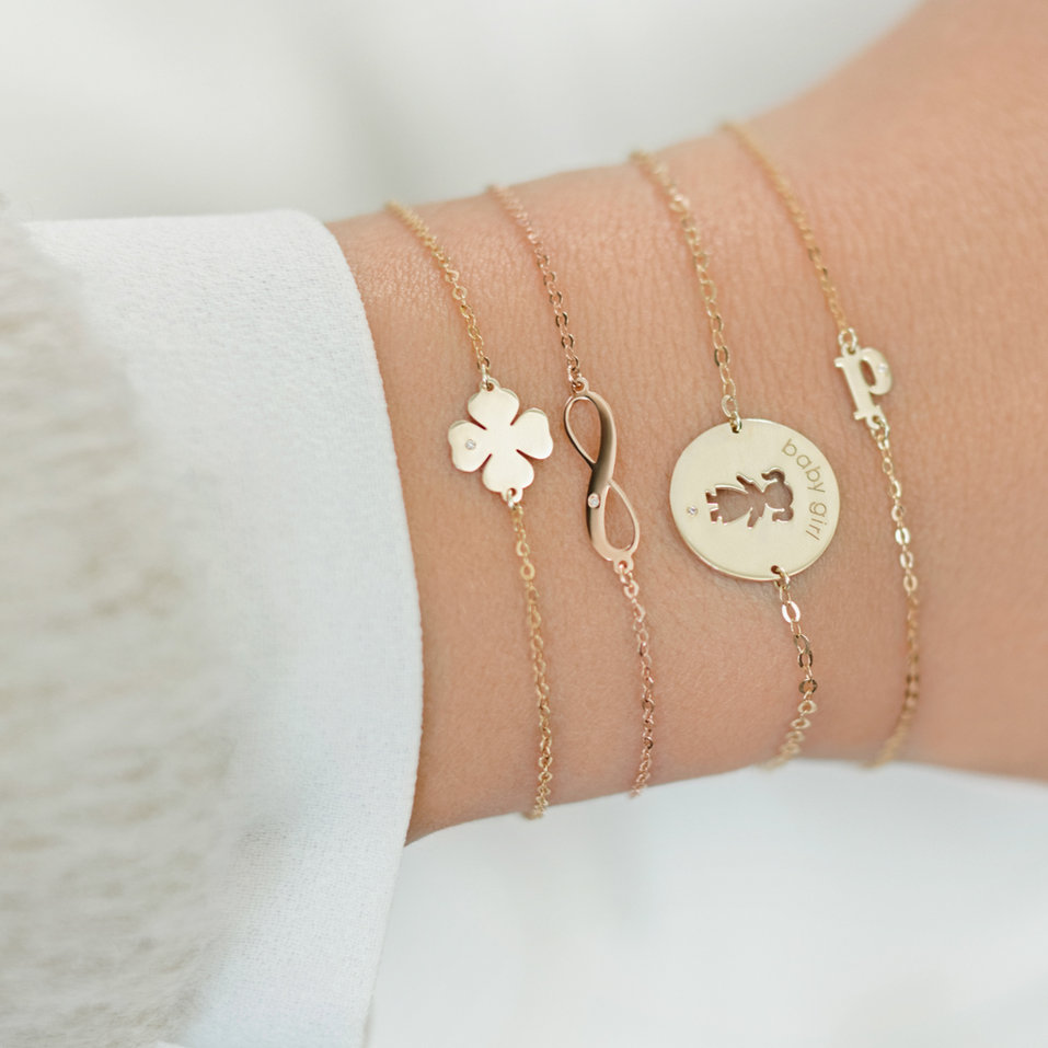 Náramok s diamantom Classic Little R