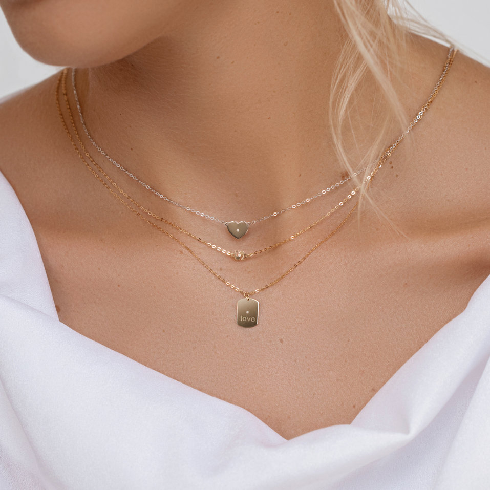 Náhrdelník s diamantom Big Classic O