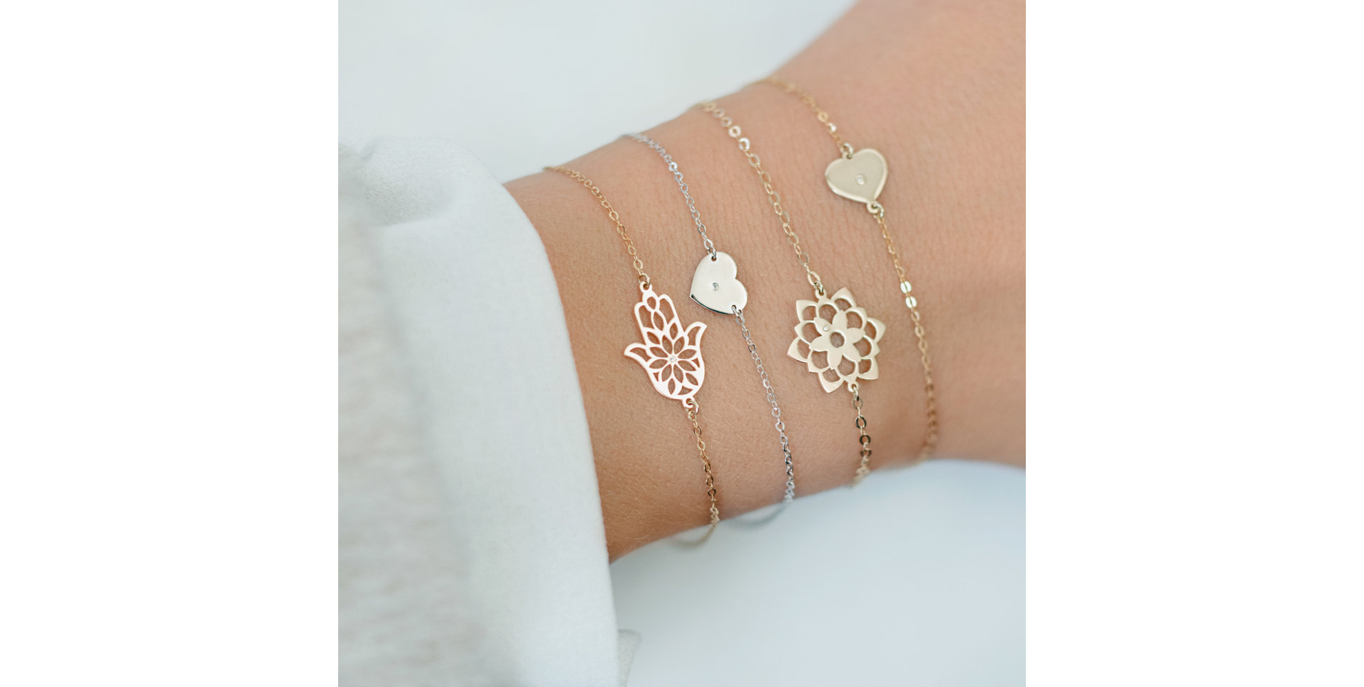 Náramok s diamantom Blossom