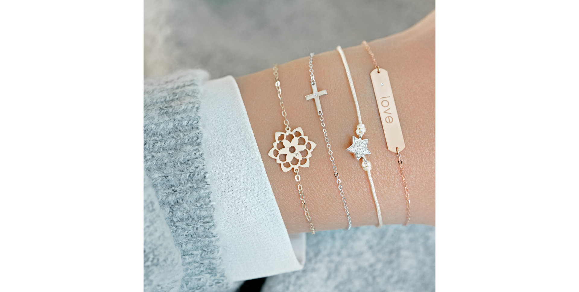 Náramok s diamantom Blossom