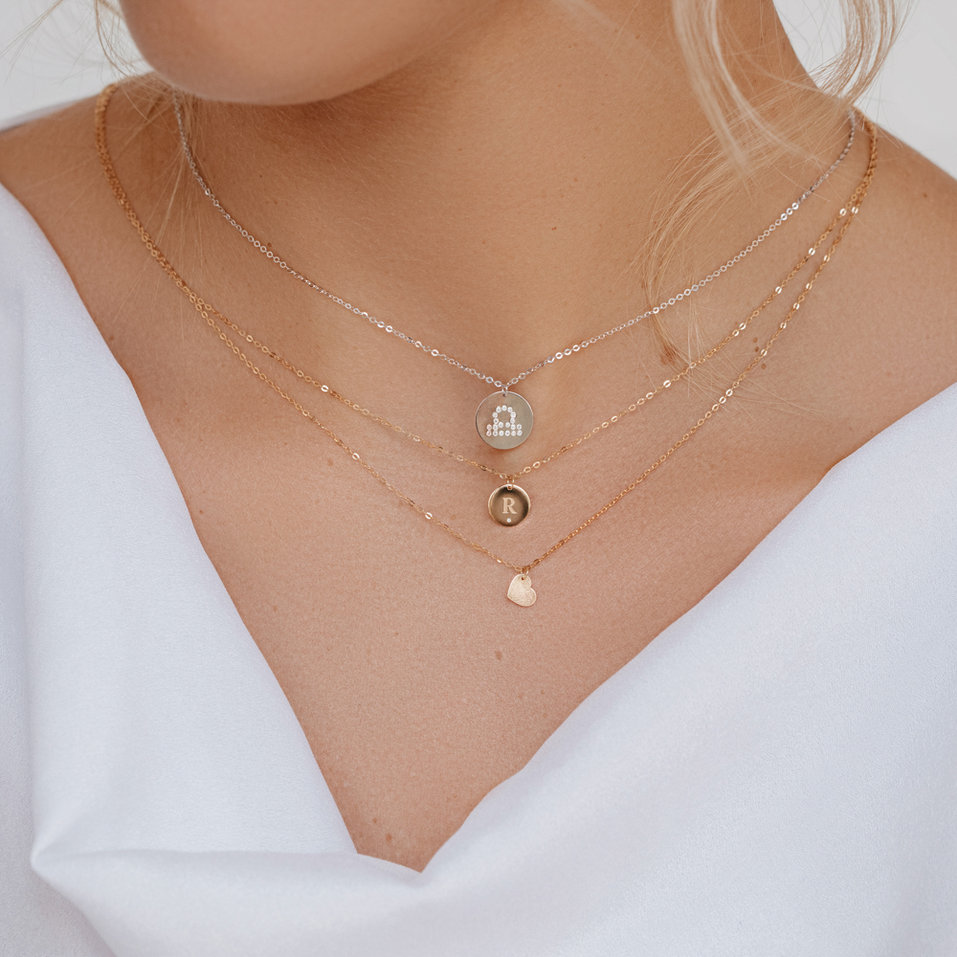 Náhrdelník s diamantom Precious Heart