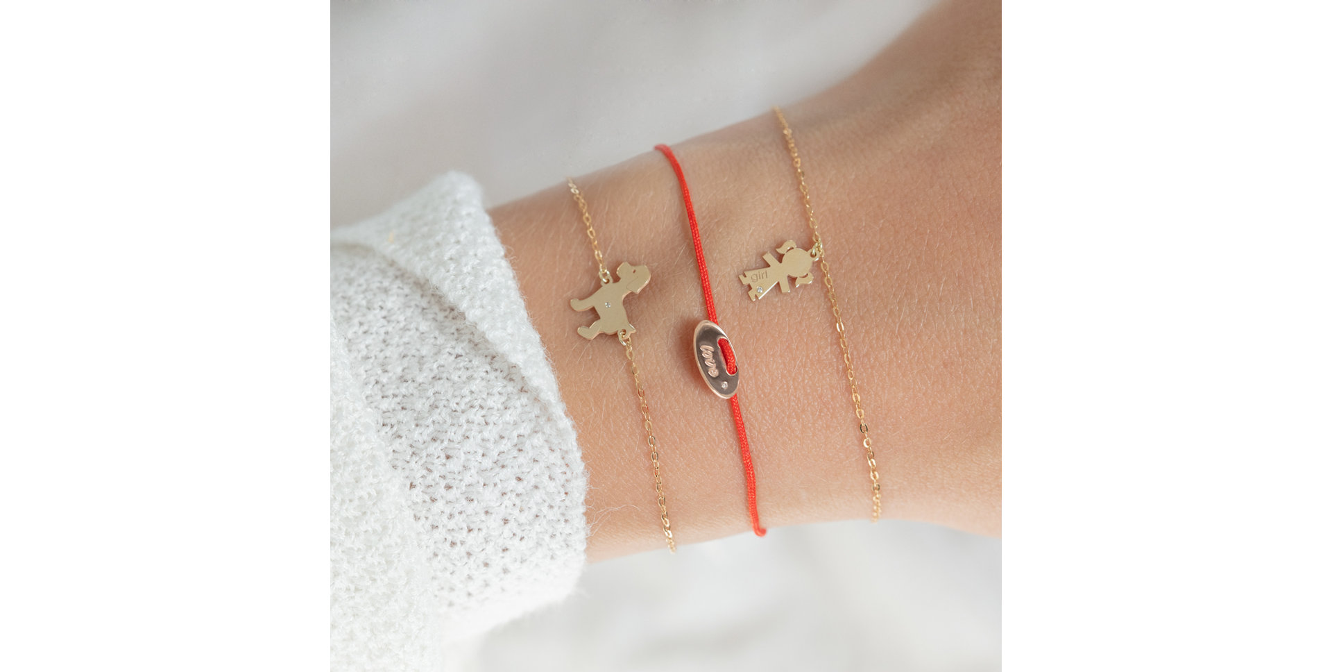 Náramok s diamantom Girl