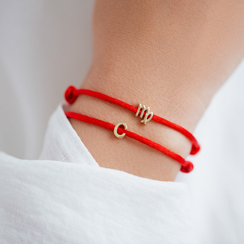 Diamantový náramok so šnúrkou Flat Line U