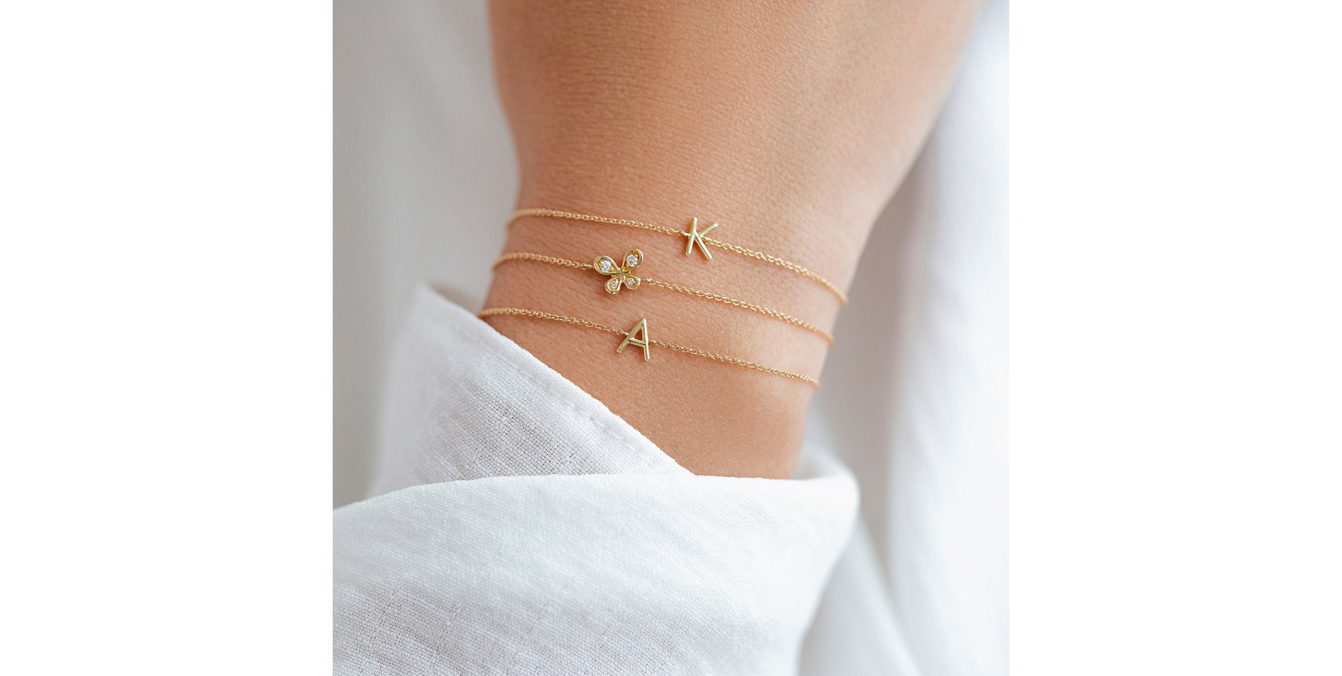 Náramok s diamantom Round Line V