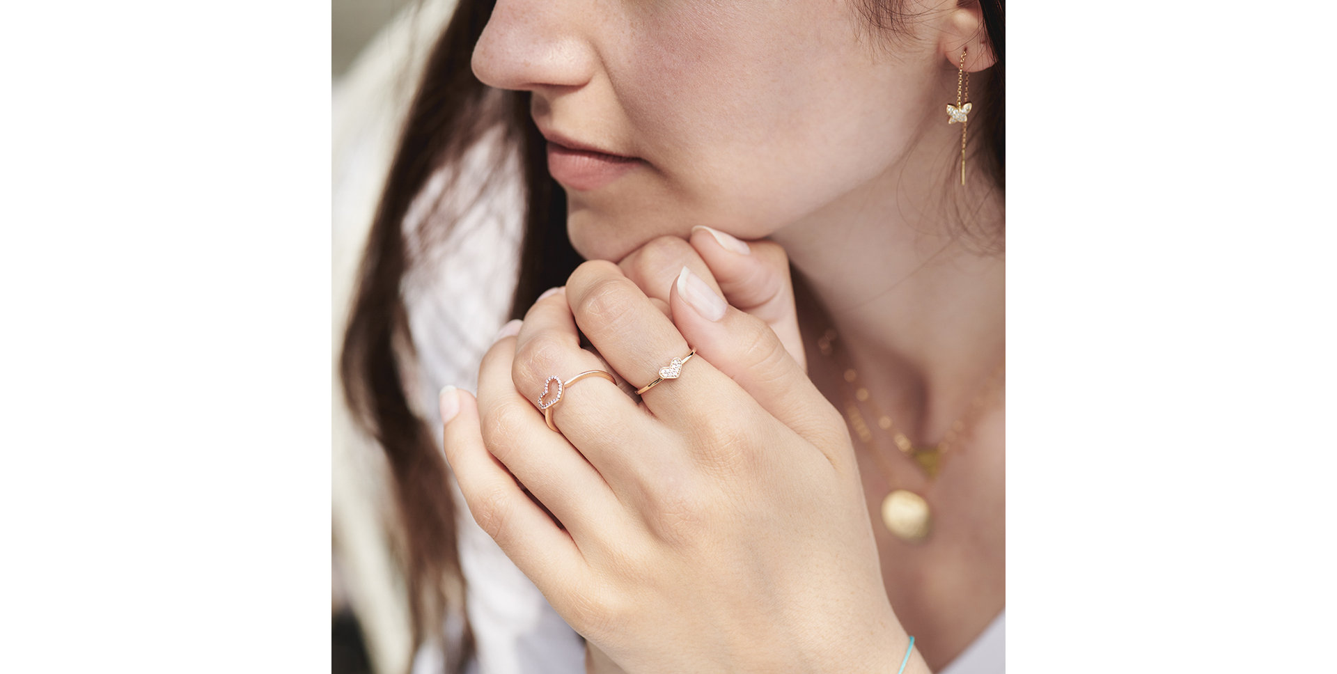 Náušnice s diamantmi Amazing Butterfly