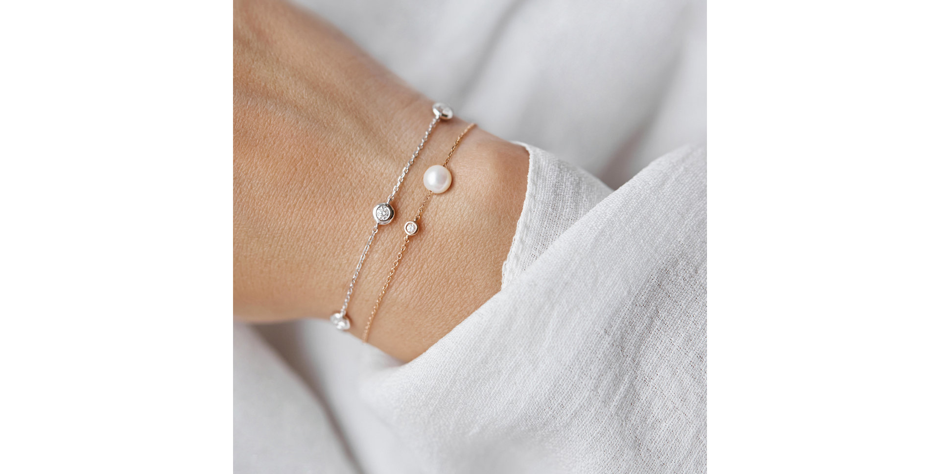 Náramok s diamantmi Sparkling Dots