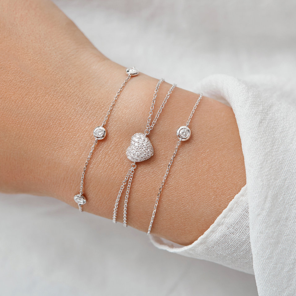 Náramok s diamantmi Love Princess