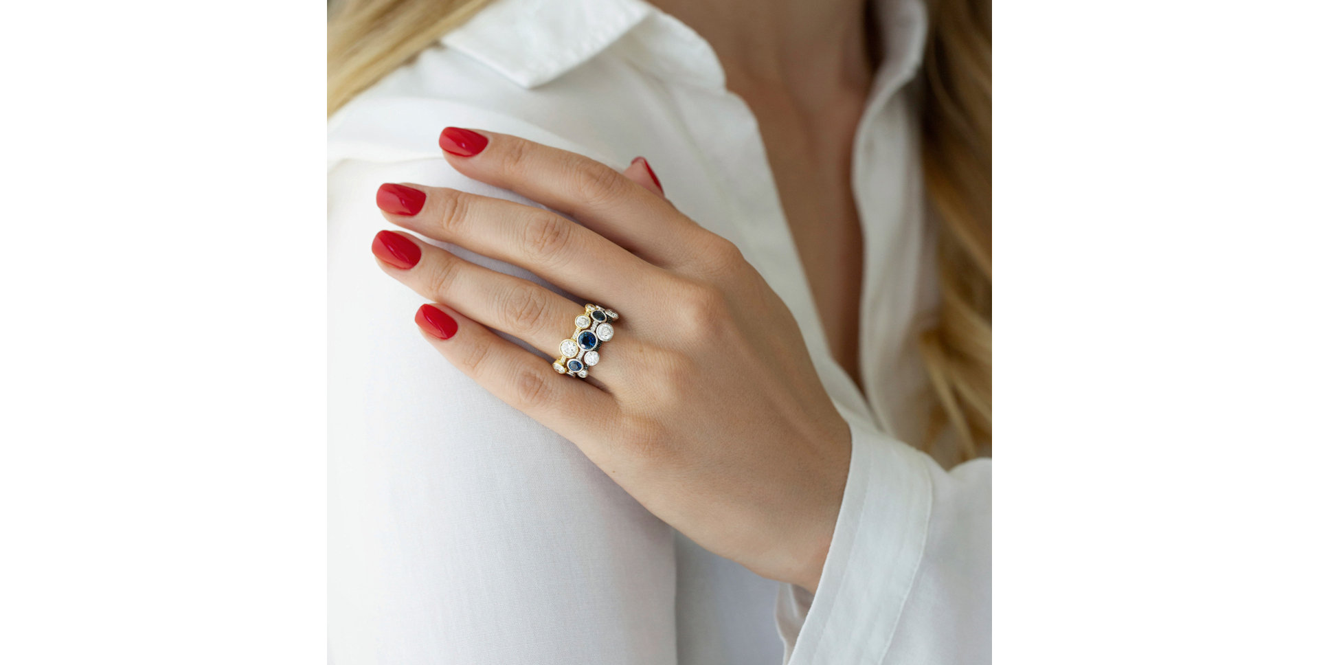 Prsteň s diamantmi Galaxy of Passion