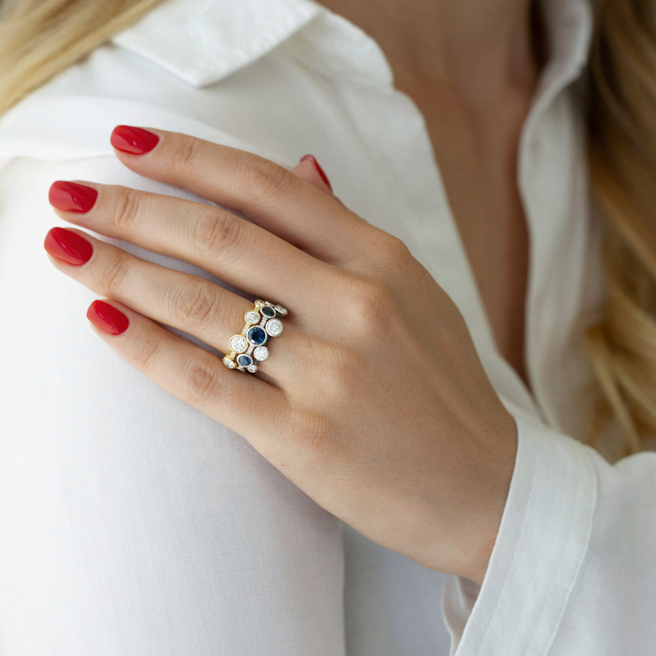 Prsteň s diamantmi Galaxy of Passion